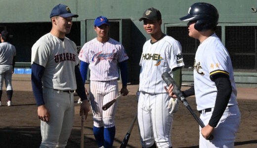 彩の国野球フェス　浦和学院・藤井健翔選手ら強豪校高校生が中学生指導